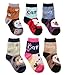 SDBING Super Warm Baby Boy Girl Fuzzy Soft Thick Socks Value Pack, 6 pairs 1-4 Year old