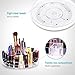 Makeup Organizer Acrylic 360 Degree Rotating Cosmetic Storage Large Capacity Makeup Tools Holder for Countertop Fits Toner Creams Makeup Brushes Lipsticks and More by HOMEASY