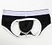 OutTop Mens Jockstrap, Mens Sexy Gay Underwear Black