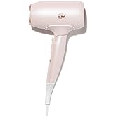 T3 Afar Lightweight Travel-Size Hair Dryer with Auto Dual Voltage, Folding Handle, Fast Drying, Lightweight and Ergonomic, Frizz Smoothing, Multiple Heat and Speed Combinations