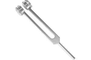 DEXSUR Medical Grade Aluminum Alloy Sensory Tuning Fork Activator For Healing, Therapy Non Magnetic, One Each of C 128 Tuning Fork