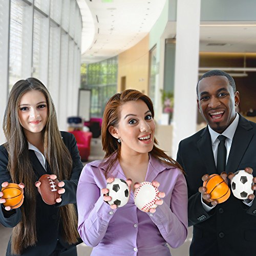 image for Squishy Sports Stress Foam Balls for Kids (Set of 4) ArtCreativity | I