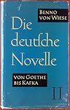 Die deutsche Novelle von Goethe bis Kafka. (Bd. 1)