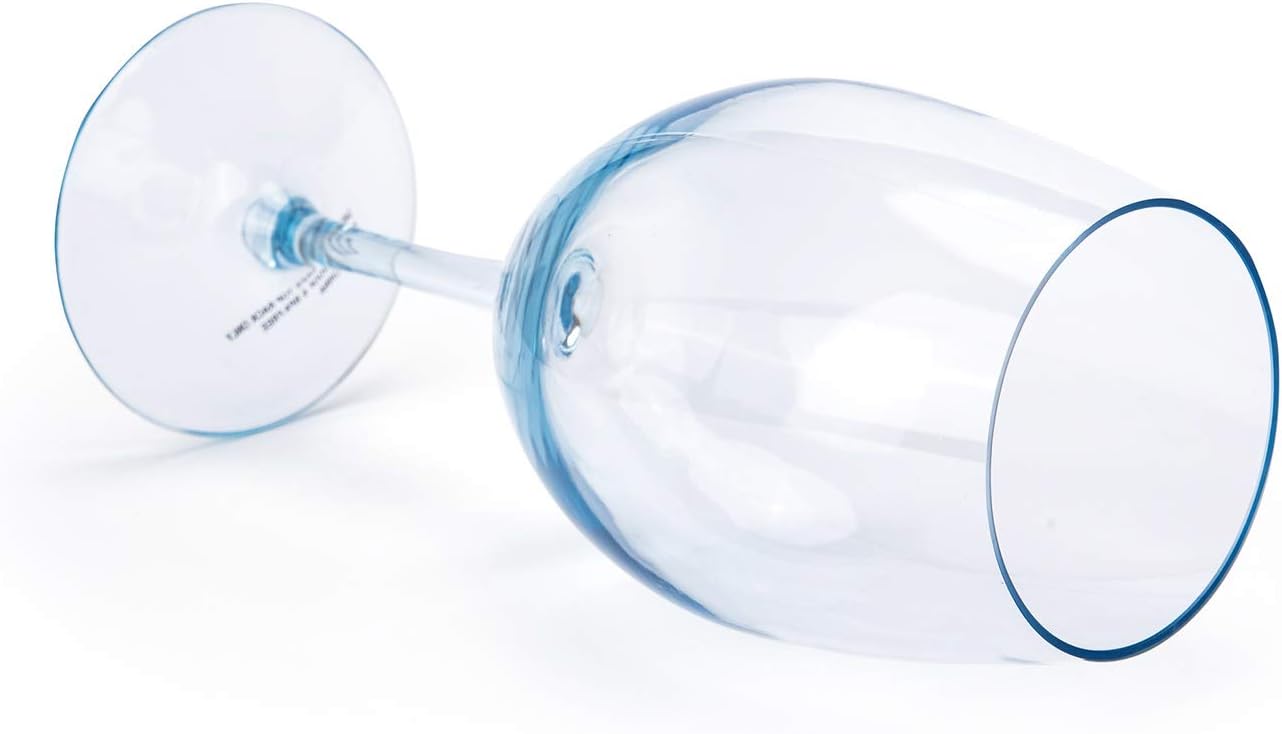 BPA Free set of 6 21ounce Unbreakable Acrylic Wine Glasses Plastic
