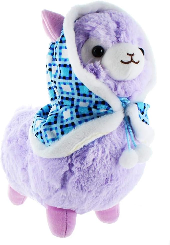 Llama Poncho Alpaca 12" Prime Plush (Purple)