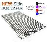 Brass Pen Tattoo Skin Marking Pen 10-pack (Purple)