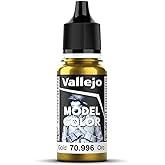 Vallejo Gold Model Color Paint, 17ml