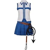 HOLRAN Women Cosplay Costume Dress with Belt and Whip