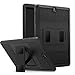 MoKo Tab S2 9.7 Case, [Heavy Duty] Shockproof Defender Full Body Rugged Hybrid Cover with Built-in Screen Protector for Samsung Galaxy Tab S2 9.7/S2 Plus 9.7 LTE Android 6.0/7.0 2017 Version, Black