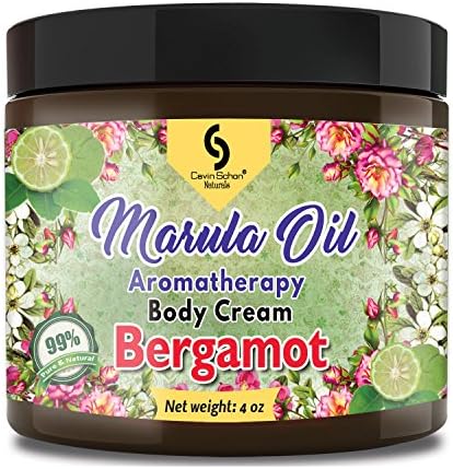 4 fl. Oz Marula Oil Face &amp; Body Cream - Made with 100% pure Marula oil &amp; Bergamot essential oil for ultimate aromatherapy experience.