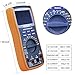 ETEPON Digital Multimeter 6000 Counts True RMS Auto Manual Raging Volt Tester, Measures Voltage Current Resistance Continuity Frequency Capacitance Temperature Test Diodes Transistors WH5000A