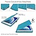 Supveco Case Compatible for iPad Air 3 2019/iPad Pro 10.5 2017 with Pencil Holder, Premium Folio Stand Case, Soft TPU Back Smart Cover with Auto Sleep/Wake for Apple iPad Air 3rd Generation (Blue)