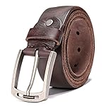 Men’s 100%  Cow Leather Belt Men With Anti-Scratch Buckle www.denim.fit