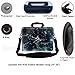 Meffort Inc 15 Inch Neoprene Laptop Bag with Extra Side Pocket, Soft Carrying Handle & Removable Shoulder Strap Fit 14