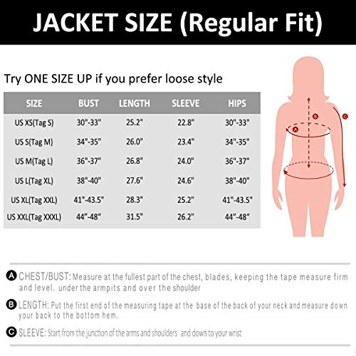 VENUSTAS Women's Heated Jacket with Hood Waterproof Wind Resistant and Anti-fouling(Power Bank NOT Included) Pink
