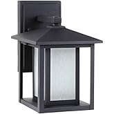 Sea Gull Lighting 89029-12 Hunnington Outdoor Wall Sconce, 60 Watts, Black, one Light Small
