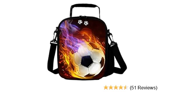 football pack lunch bags