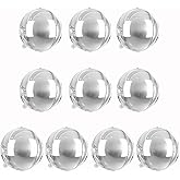 10 pcs Silver 4D balloon, 10 inch Foil Mylar Sphere Balloon for Birthday Party,Wedding,Valentine's Day, Christmas,Baby Shower Decoration Supplies