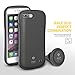 iFace Duo Case and Magnetic Car Mount set for iPhone 7 Plus - 2in1 Rugged Military Grade Protective Case with Car Holder/Kickstand [Space Black]