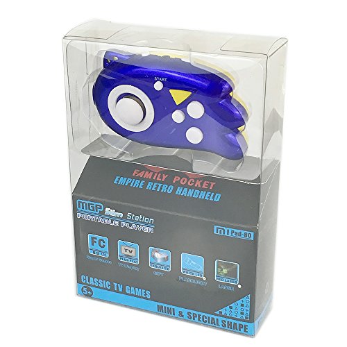 JJFUN Mini TV Handheld Game Console Player for Kids,Connect and Play 89 in 1 Retro Classic Games,Old School Arcade Style Plug & Play Video Games Controller for Children Boys Girls 4-12 Years Old-BLUE - Thumbnail 6
