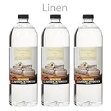 Hosley Premium Grade Candle Company 34 oz Liquid Potpourri for Aromatherapy- Case of 3 (Linen)