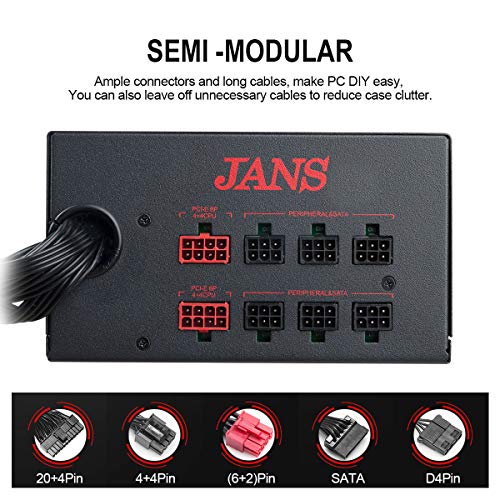 GOLDEN-FIELD-ARESZE-Semi-Modular-80-PLUS-Bronze-ATX-PC-Power-Supply-Unit-650W-PSU-With-Low-Noise-Fan-For-Desktop-Computer-PC