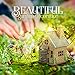 Yaze Retail Fairy Garden House Kit Miniature - Hand Painted Realistic 7