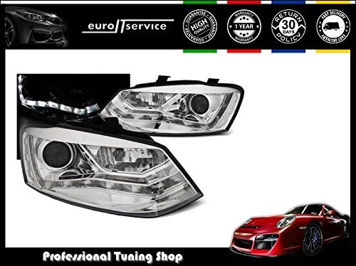 NEW HEADLIGHTS SET PROJECTOR LPVWN5 VW POLO 6R 2009 2010 2011 2012 2013 2014 DAYLIGHT RHT