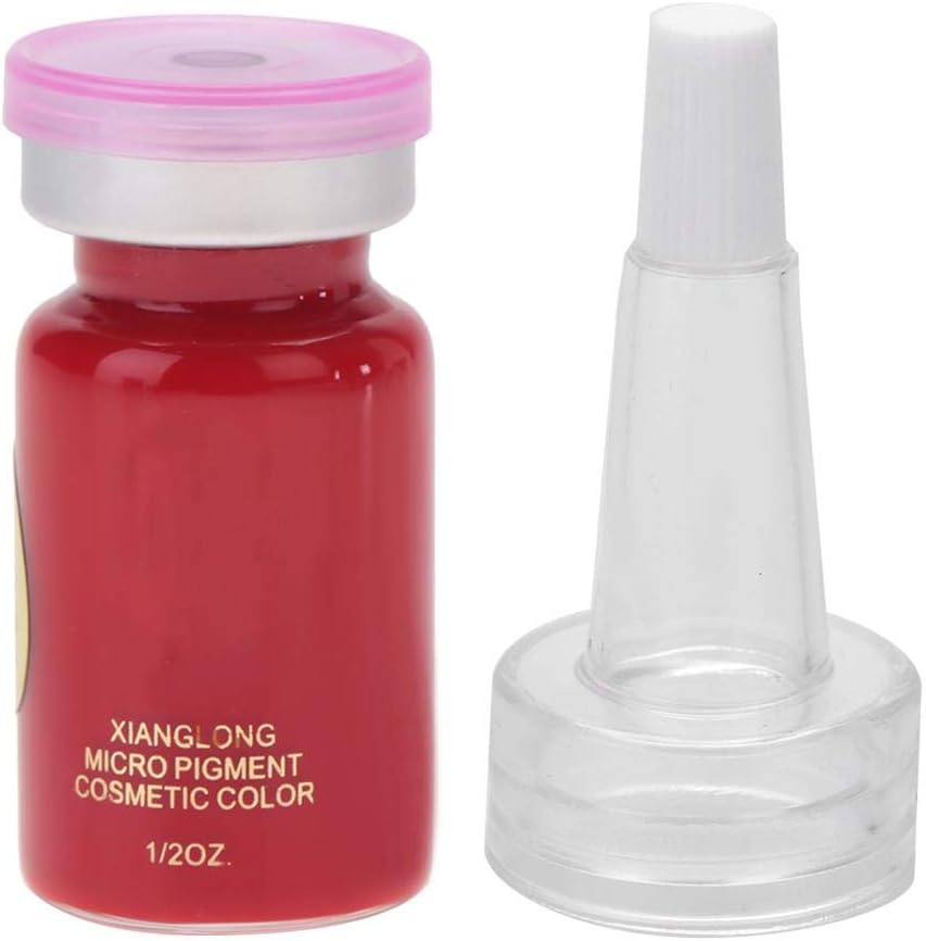 8ml/Bottle Tattoo Pigment, Eyebrow Lip Tattoo Plant Pigment Microblading Pigment Ink Makeup Tool(Red)