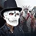 ustopfire Cosplay Movie Compatible with James Bond Spectre Mask Halloween Scary Skull Skeleton Full Face Mask Costume Party