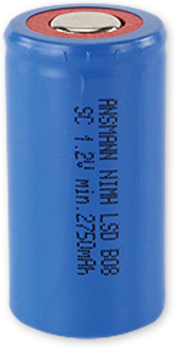 ANSMANN 2850 mAh 1.2 V Sub-C NiMH LSD Flat-Top Battery - Blue, Sub-C 3000mAh - Image 3