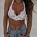 haoricu Lingerie Set, 2020 Women Fashion Lingerie Lace Babydoll Underwear Bra+Pants Set (A White, S)