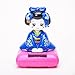 Solar Powered Bobblehead Toy Figure Nohohon, Japanese Kimono Maiko Geisha - Blue