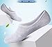 Amandir 12 Pairs Thin Casual No Show Socks, Cotton Socks for Flats, Liner Socks
