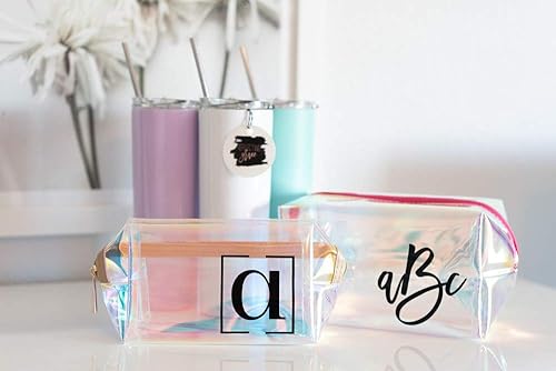 clear personalized bags