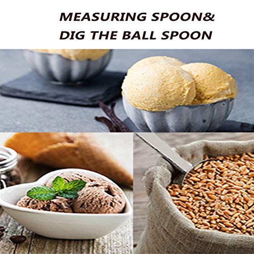 Stainless Steel 2 Tablespoon Measuring Coffee Scoop,Endurance Metal 304 30ml coffee scoop for