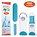 Pet Fur and Lint Remover by Paradize Furwiz - Dog, Cat, and Animal Hair Removal Brush - Quick and Easy, Double Sided Roller with Self Cleaning Base - Great for Clothing, Furniture, Car, and Travel
