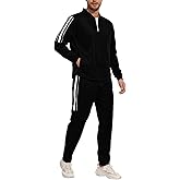 Eylhot Men's Tracksuits Sweatsuits for Men Athletic Track Sweat Suits 2 Piece Set Full Zip Sports Jogging Suits Outfits