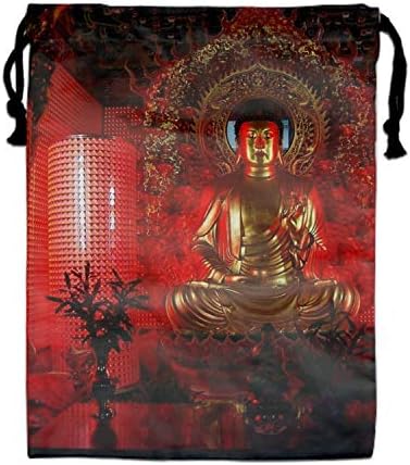 Party Favors Supplies Bags for Girls, 1 Pack Kids Drawstring Backpack with Religious Hindu