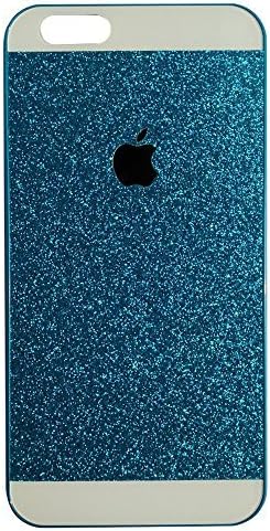 shinny bling glitter mobile phone case PC protect back cover shell for iphone 6 4.7 inch (blue)