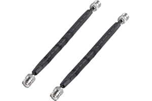Lexziuo 2PCS Flat Coaxial Cable, Ultra Thin Flexible RG6 Coax Cable for Window and Door Pass Through, Low Loss TV Antenna Sat