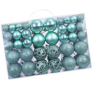 TomaiBaby 100 Stks Kerstboom Ornamenten Kerstboom Opknoping Bal Onbreekbaar Kerstballen Voor Xmas Bomen Kerstversiering