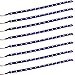ESUPPORT Blue 12v 15 Led 30cm Car Flexible Waterproof Underbody Light Strip Decoration Pack of 8