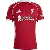 adidas Mens Liverpool Fc 2526 Home Jersey Soccer Cleats - Red