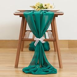 Wedding Arch Draping Fabric,1 Panel 18FT Emerald
