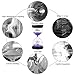 Sand Timer, 4 Colors Hourglass Sandglass Timer Sand Clock 1min/ 3mins/ 5mins/ 10mins for Kids, Games, Toothbrush Timer, Classroom, Kitchen Use, Home Office Decoration (4-PACK)