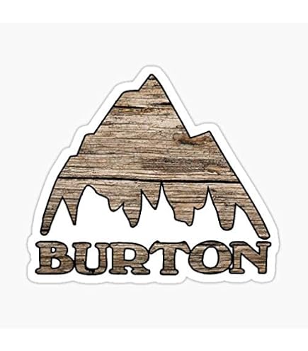 Burton Snowboard Skateboards WHITE Vinyl Car/Laptop/Window/Wall Decal : Automotive