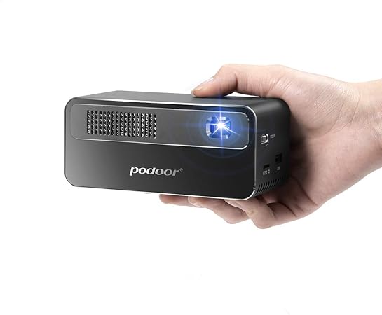Projector Podoor Mini Projector Android7 1 Dlp Amazon De Computers Accessories