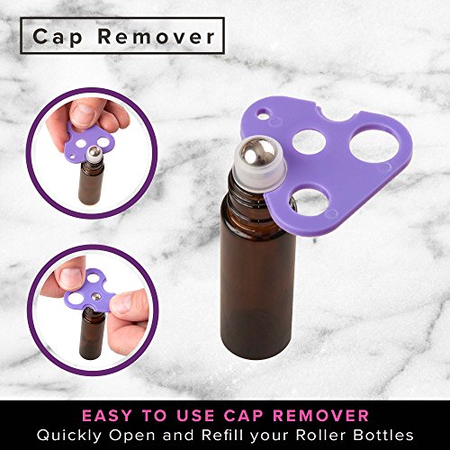 Roller Bottle Essential Oil Carrying Case Bundle with Accessories