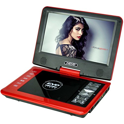 Portable-DVD-Players-Red-with-98screen-Supports-SD-Card-and-USB-AV-inout-Game-FM-Copy-Function
